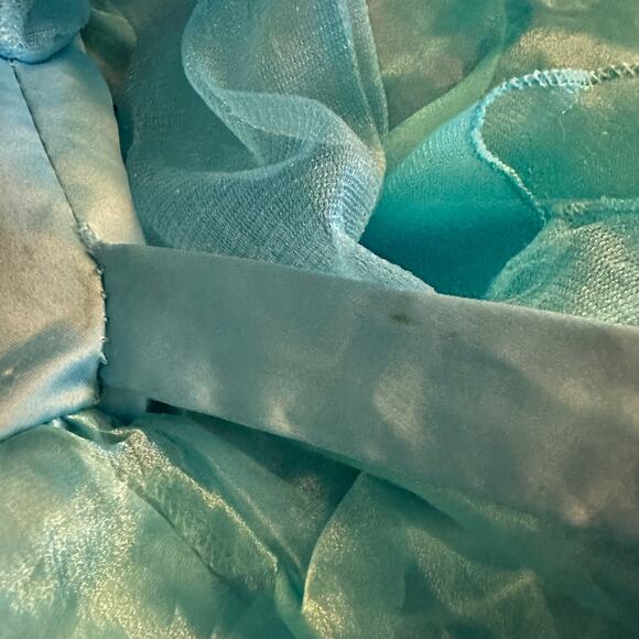 Princess Girls Kids 5 ? Halloween Costume Dress Up Gown Roleplay Theater Blue - Picture 8 of 10